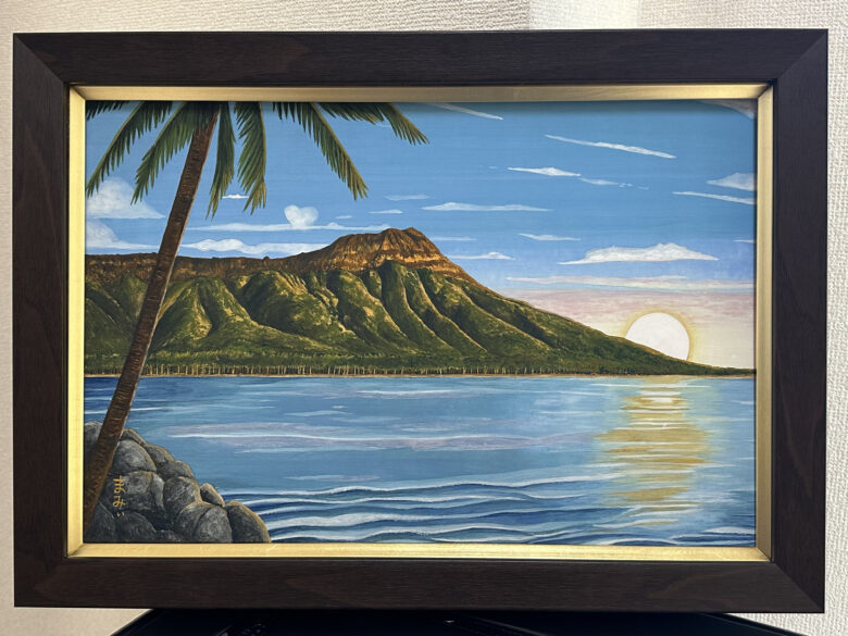 06 ダイヤモンドヘッドを眺めて - 間宮一樹｜あなたの画家・経営軍師